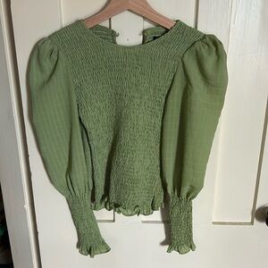 Sage green nasty gal top